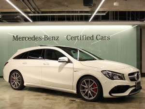 Mercedes-AMG CLA45 4AMTIC シューティングブレーク パノラミックスライディングルーフ(カルサイトホワイト)