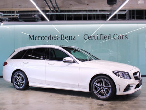 C220d ステーションワゴン アバンギャルド AMGライン・パノラミックスライディングルーフ (ダイヤモンドホワイト)