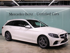 C200 ステーションワゴン アバンギャルド / AMGライン・レザーエクスクルーシブP・パノラミックスライディングルーフ (ダイヤモンドホワイト)