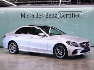 C220d アバンギャルド / AMGライン・レザーエクスクルースブパッケージ・パノラミックスライディングルーフ (イリジウムシルバー)