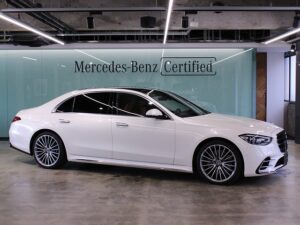 S580 4MATIC ロング / リアコンフォートパッケージ・E-ACTIVE BODY CONTROL (ダイヤモンドホワイト)