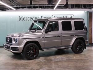 Mercedes-AMG G63 / G manufakturプログラム+・AMGナイトパッケージ・マットブラックペイント21インチAMG5ツインスポークアルミホイール (モハーベシルバー)